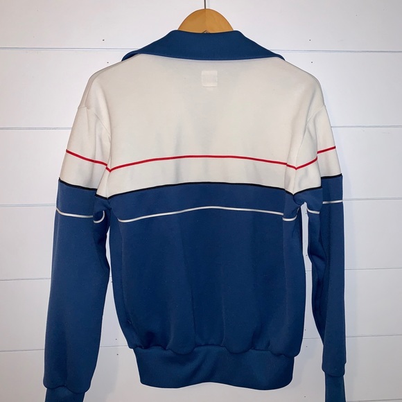 Vintage ADIDAS red, white, and blue windbreaker - Picture 2 of 5